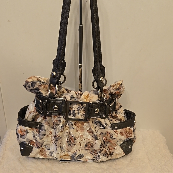 Wilsons Leather Handbags - Wilsons Multicolor And Leather Trim Women's Bag